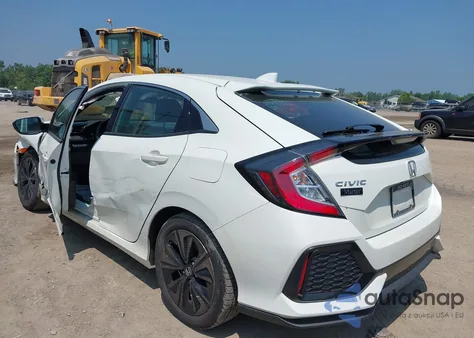 2019 Honda Civic Ex из США, поврежденный, VIN SHHFK7H65KU209095